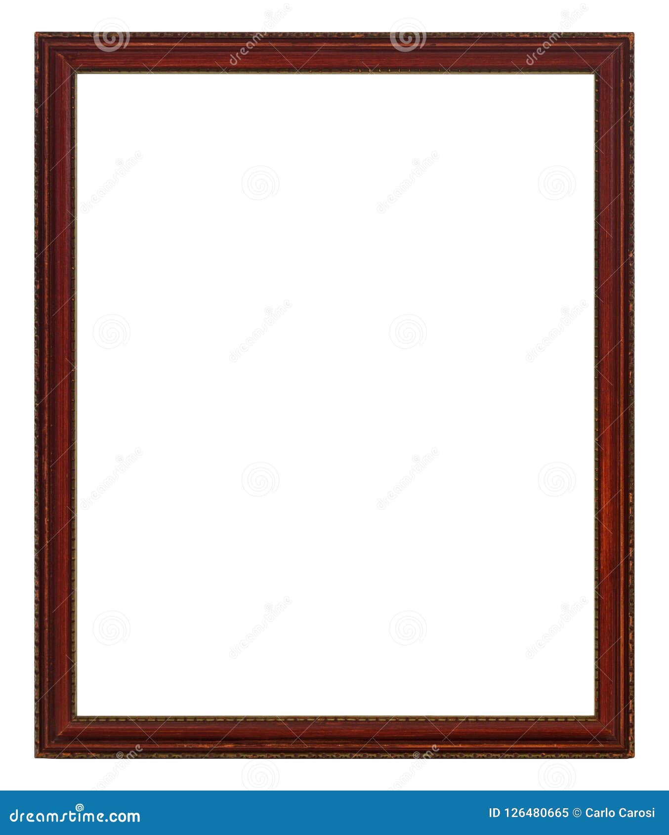 Antique Wooden Frame For Photos And Art Stock Image Image of material, crafts 126480665