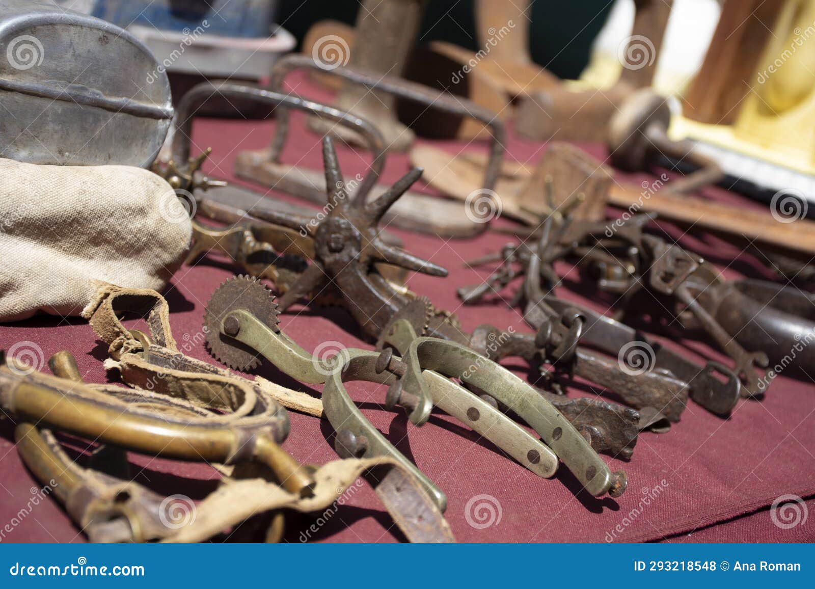 antiques for sale at the barrio antiguo market in downtown monterrey