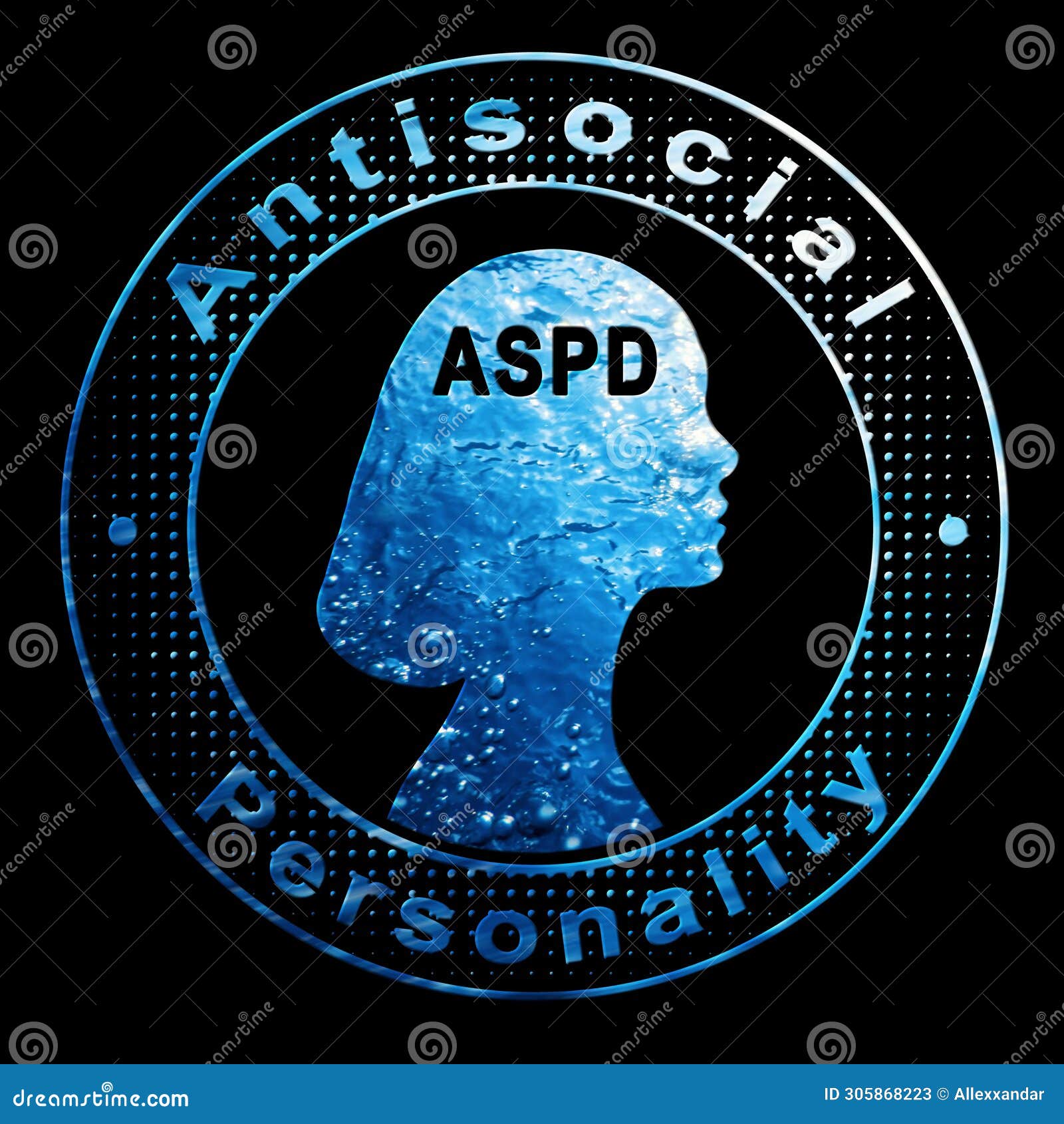 antisocial personality disorder, aspd, woman psychology concept