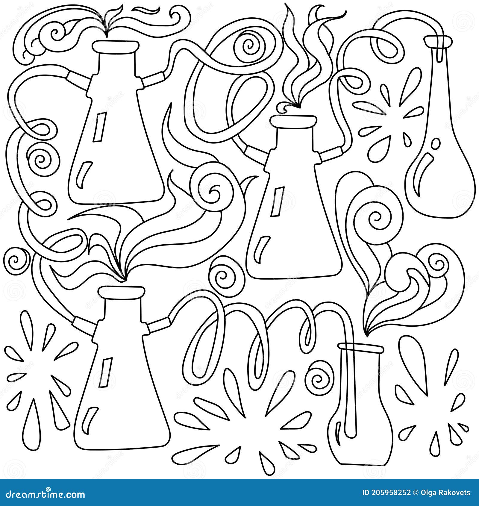 scientist coloring page