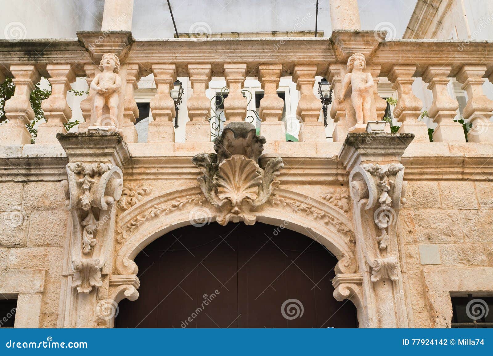 Antonelli Palace. Rutigliano. Puglia. Italy Stock Photo - Image of ...