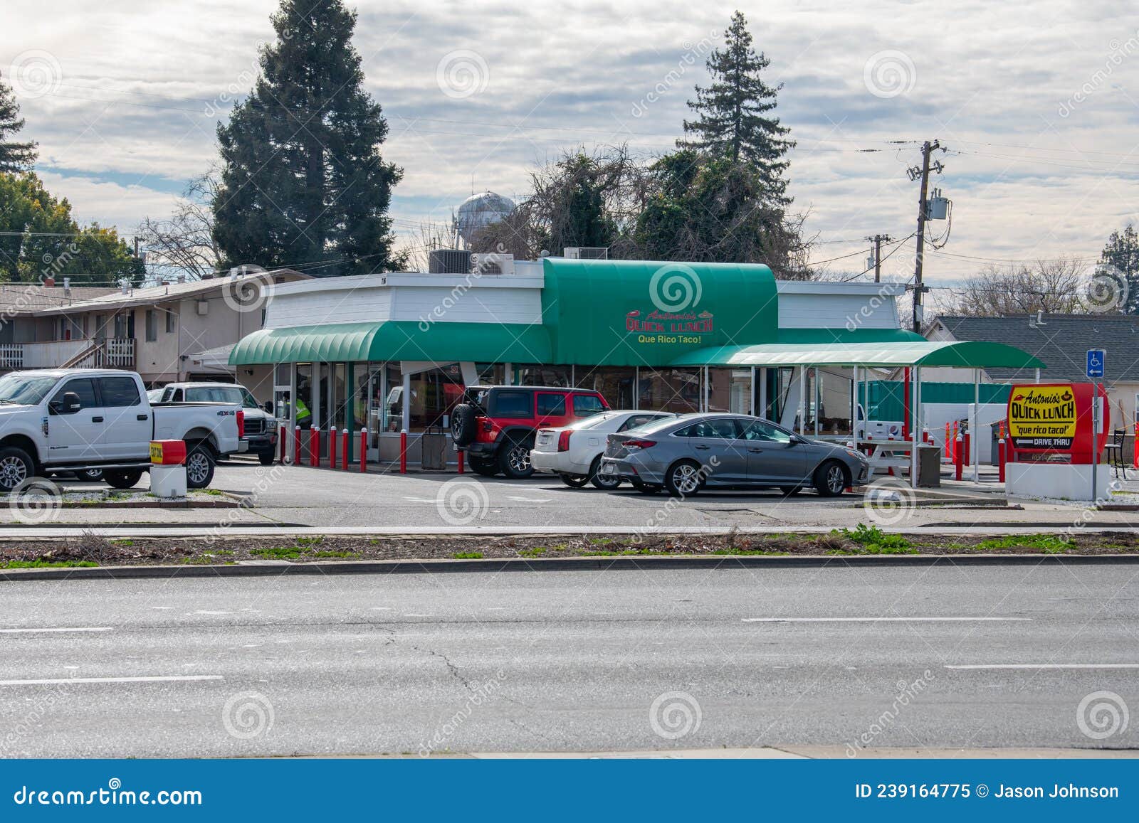 Antonios Quick Lunch Taqueria in Yuba City Editorial Image Image of