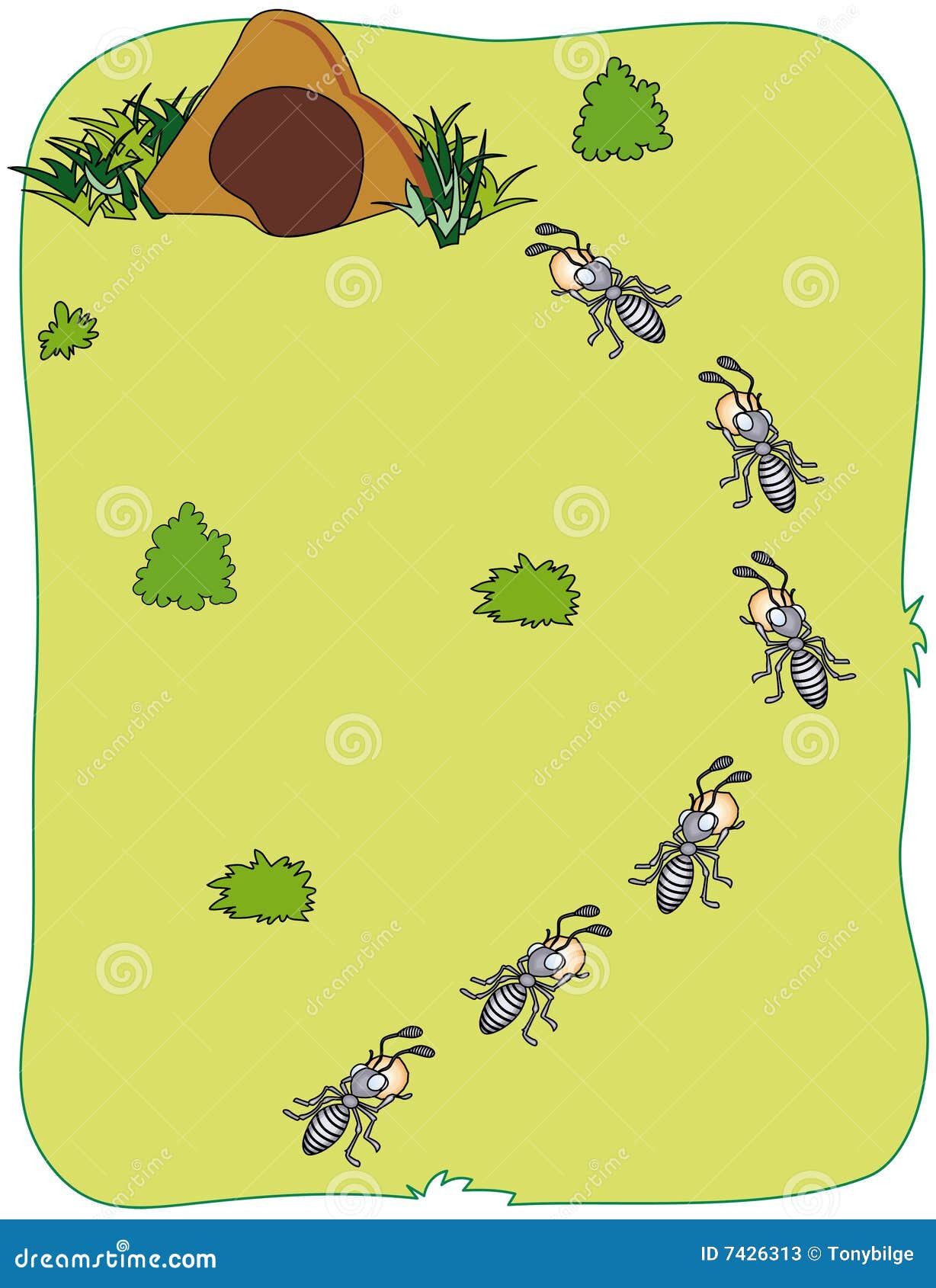 Ants carry food stock vector. Illustration of clip ...