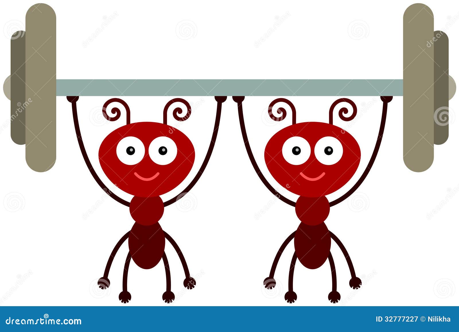 Ants Strength Royalty Free Stock Photography - Image: 32777227