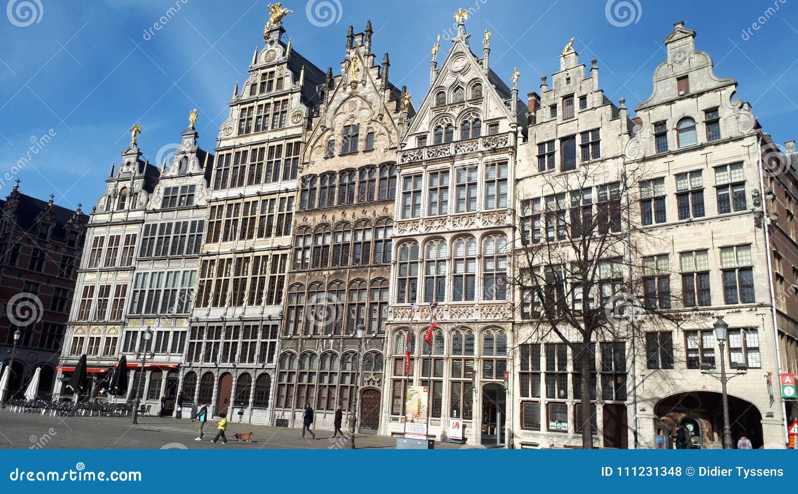 Antwerp center stock photo. Image of town, oude, centrum - 111231348
