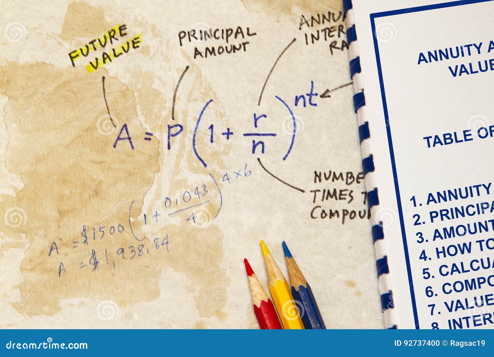 Anualidad y valor principal. Cómo calcular la anualidad y el valor principal