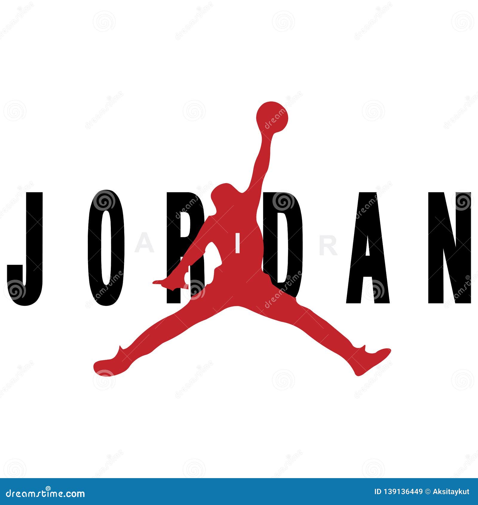 Publicitario De Los Deportes Del Logotipo De Jordan Nike Imagen de editorial - Ilustración de headquartered, portland: 139136449