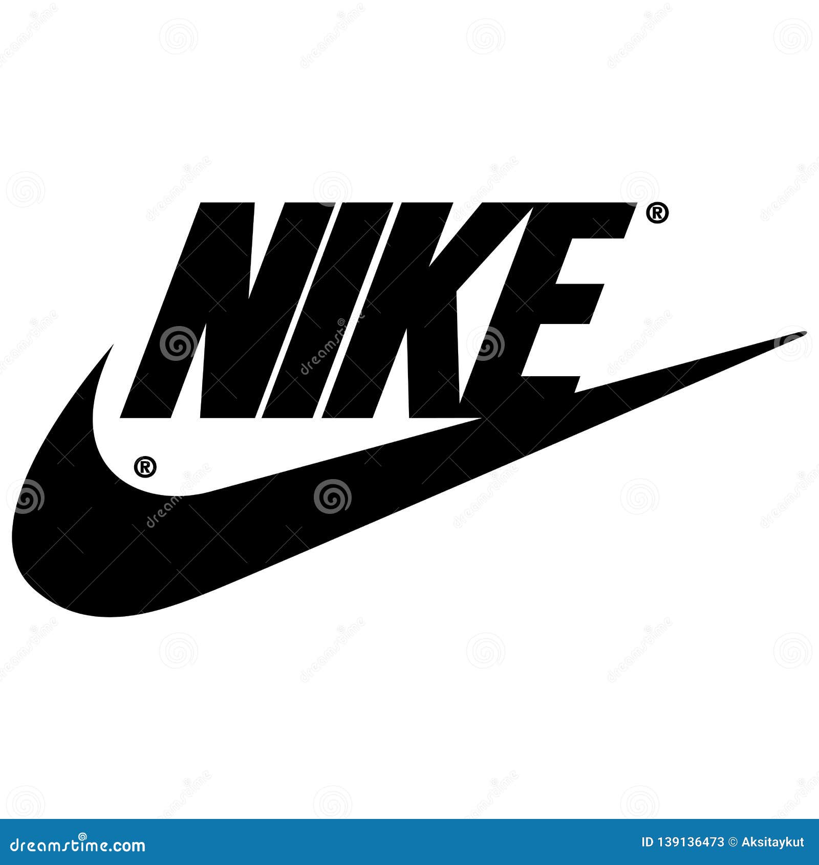 Anuncio Publicitario De Los Deportes Del Logotipo De Nike Foto de editorial - de calzado, comercial: 139136473