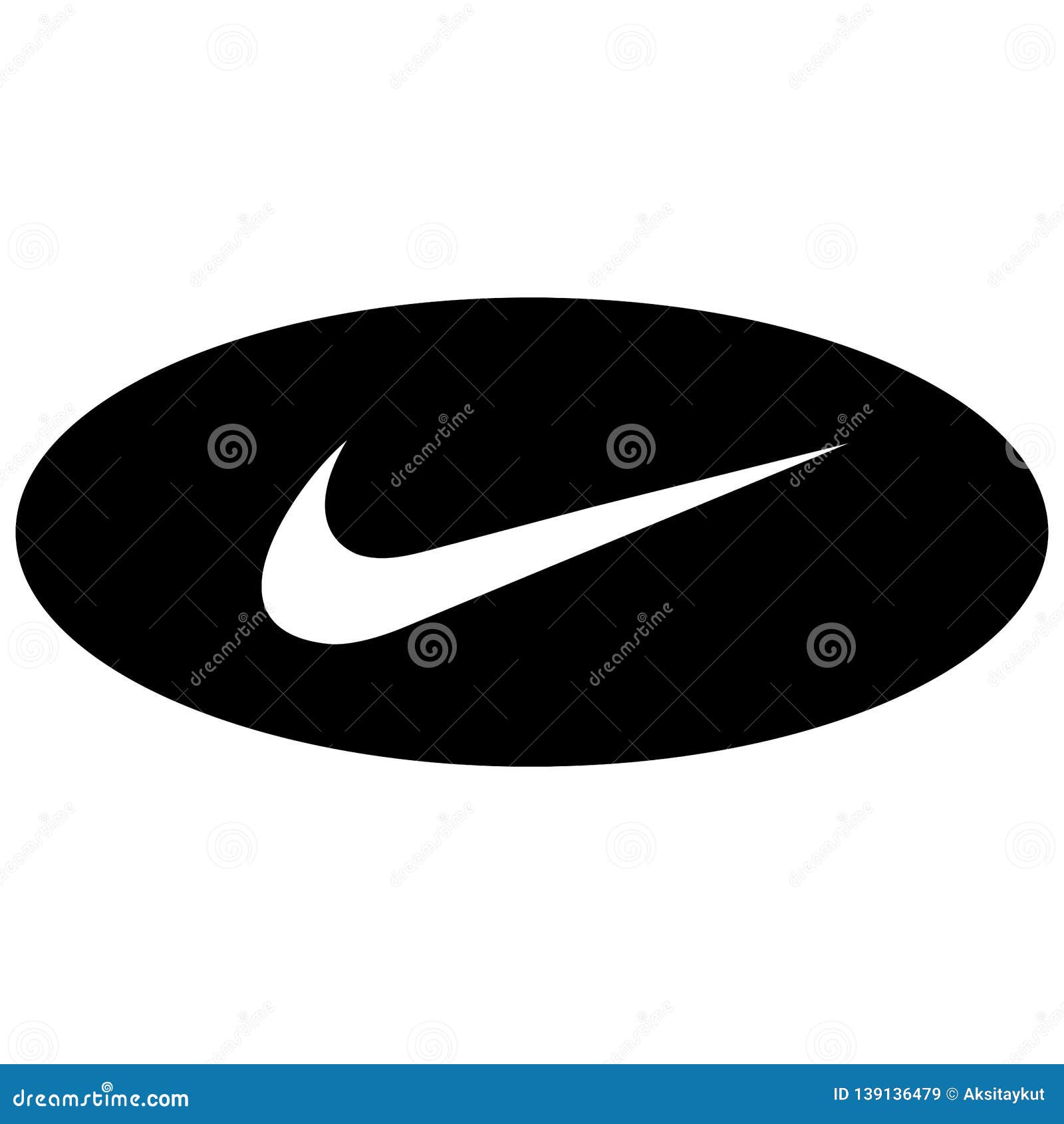 Publicitario De Los Deportes Del Logotipo Nike Imagen de archivo editorial - Ilustración de enganchado, 139136479