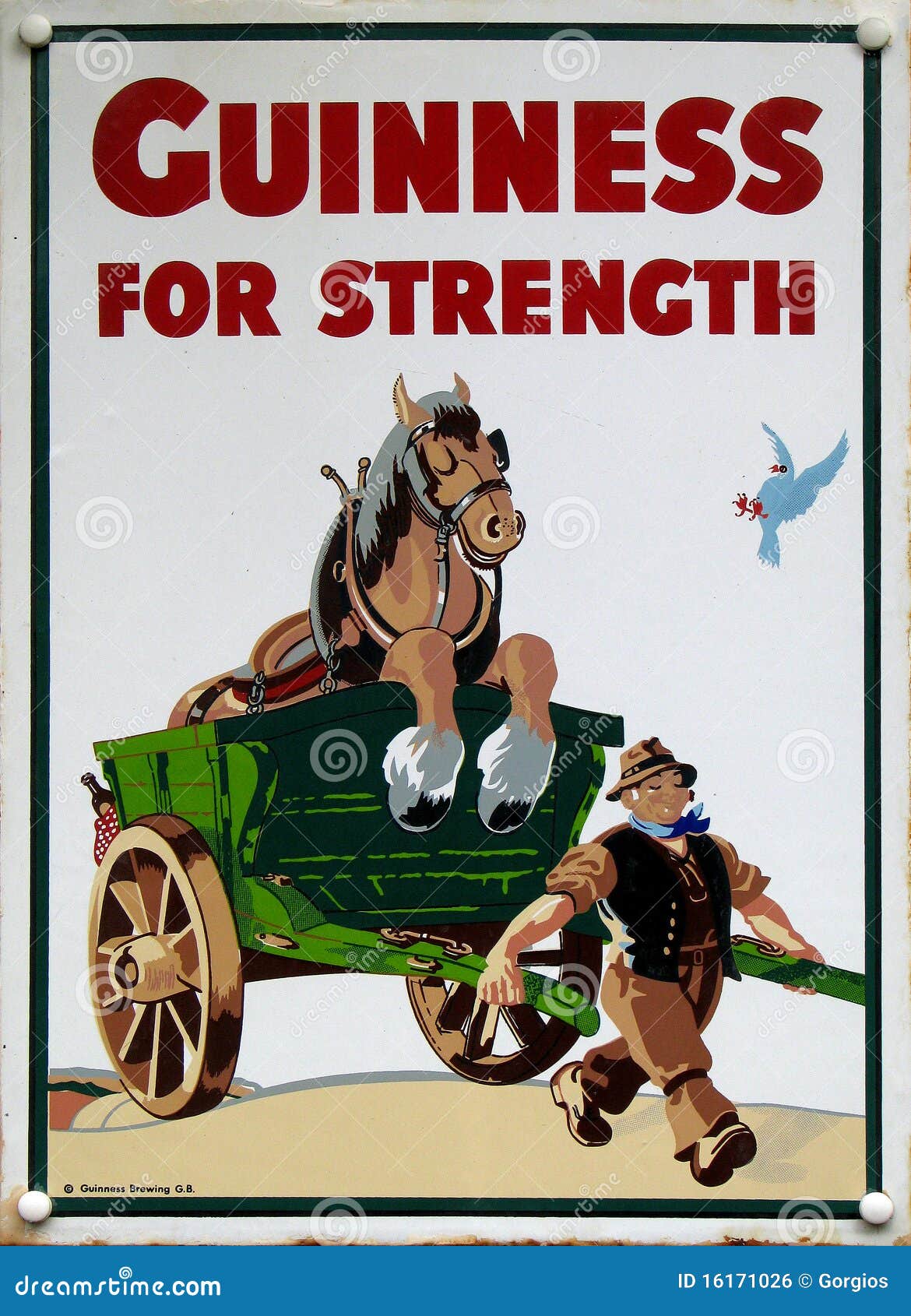 Anuncio antiguo - Guinness foto editorial. Imagen de antiguo - 16171026, image size:1170x1690