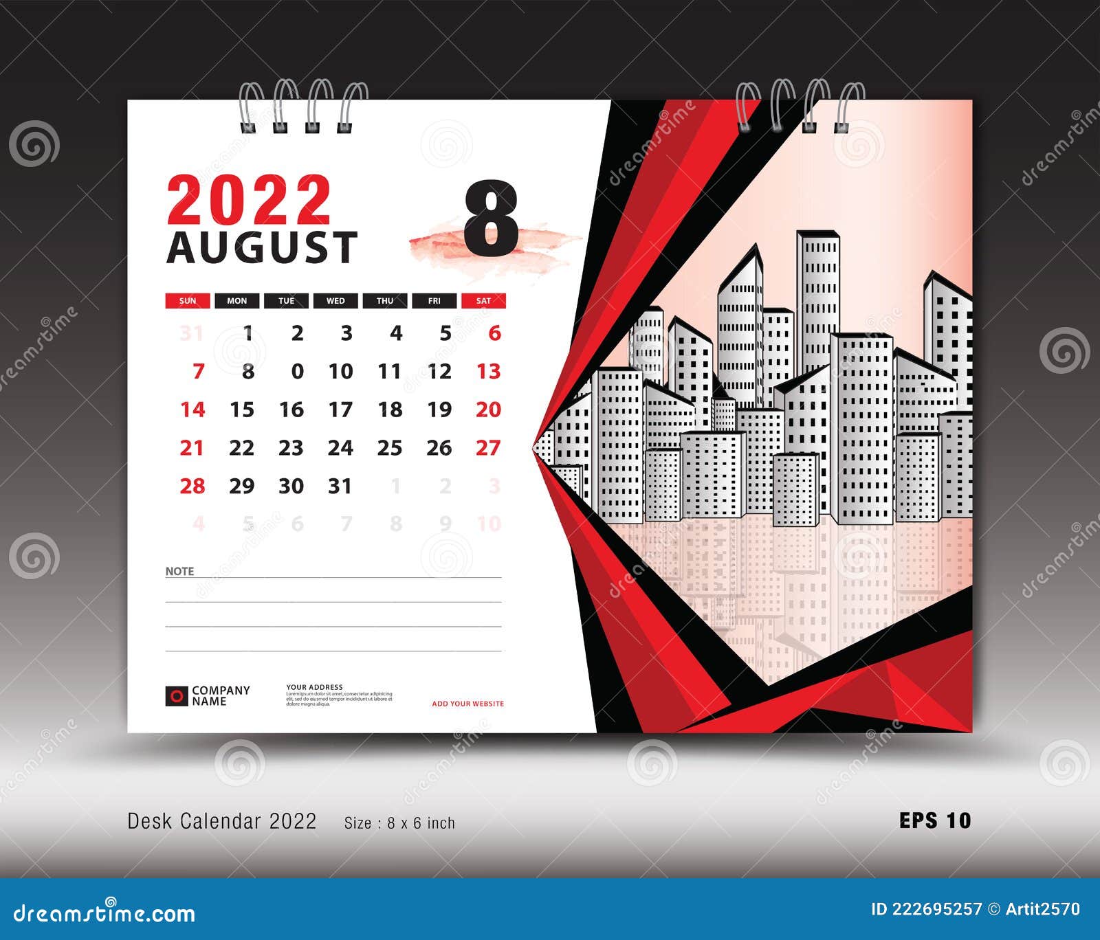 conception de modèle de calendrier mural mensuel pour 2022, année