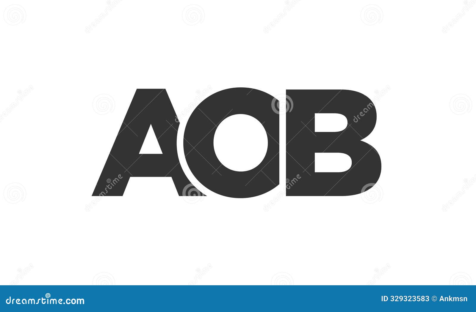 aob logo  template with strong and modern bold text. initial based  logotype featuring simple and minimal typography.