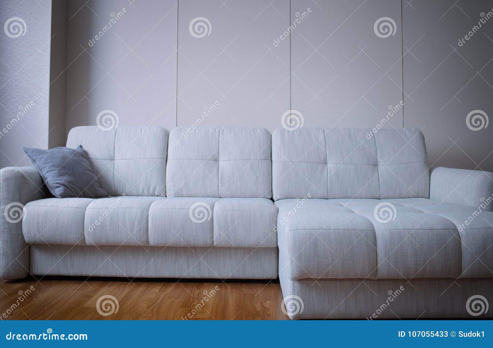 Apartment with a Big Couch in the Modern Style Stock Image Image of