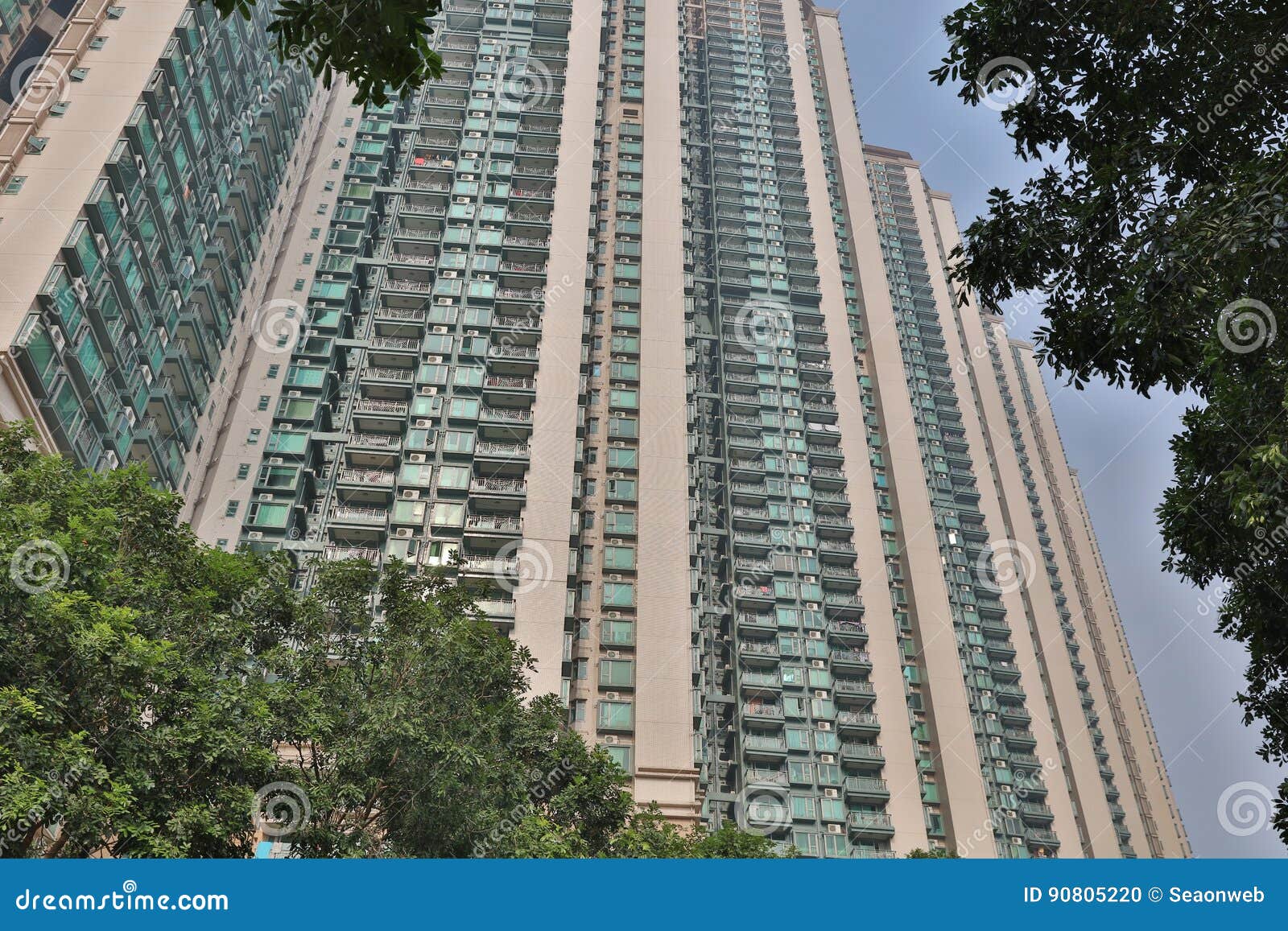 Apartment Block in Tung Chung Stock Photo Image of modern, hong 90805220
