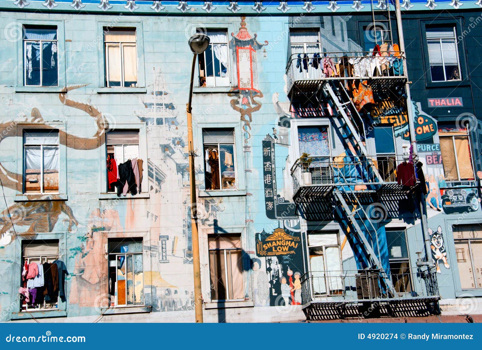 Apartment Building editorial stock image. Image of clothes 4920274