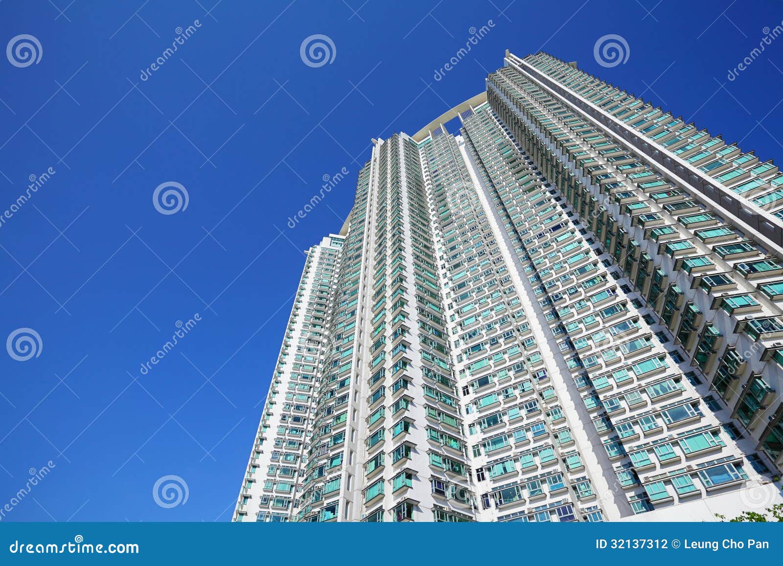 Apartment Building in Hong Kong Stock Photo Image of living, green