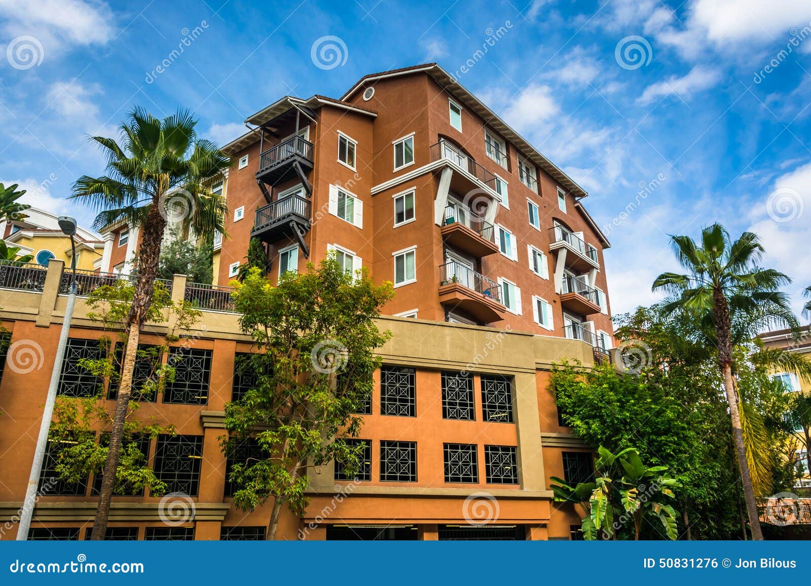 Apartment Building in Long Beach Stock Photo Image of building, long