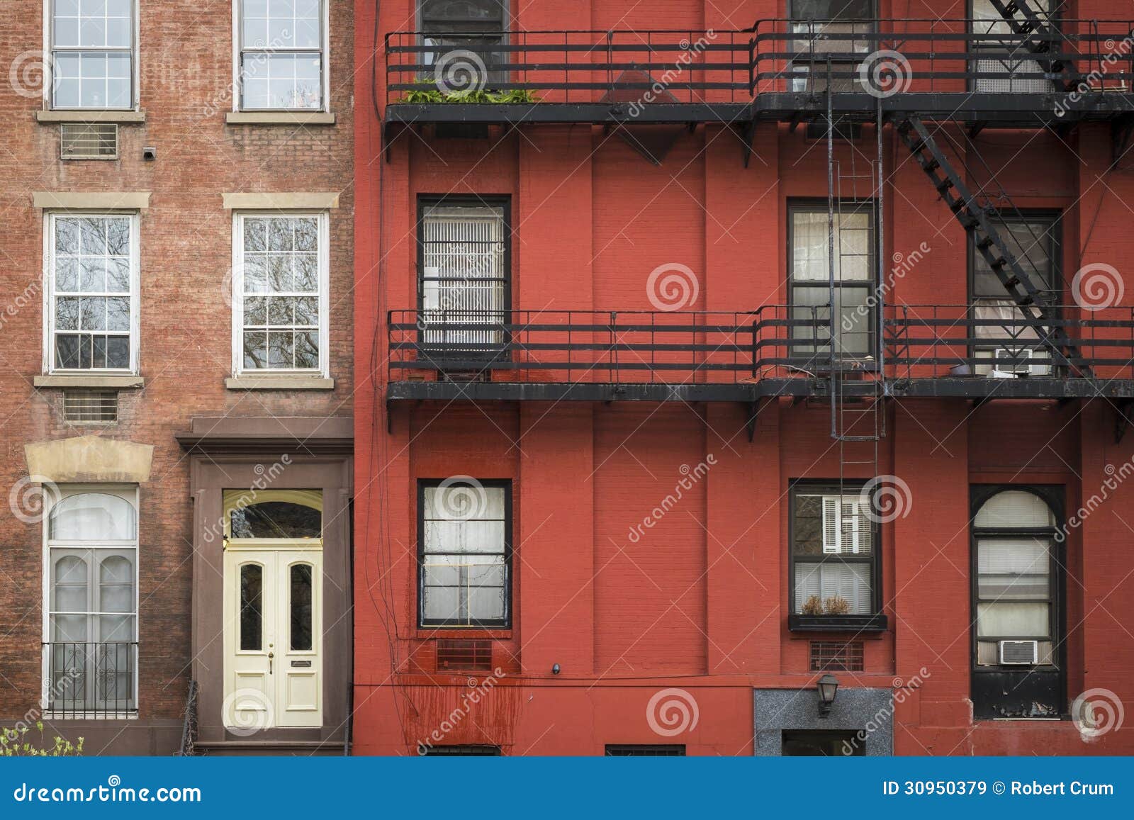 Apartment Building, Manhattan, New York City Stock Image ...