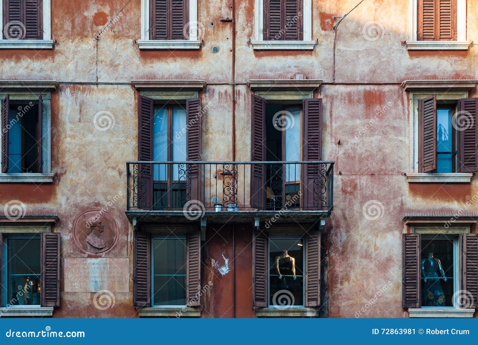Apartment Building in Verona, Italy Stock Image Image of tourism