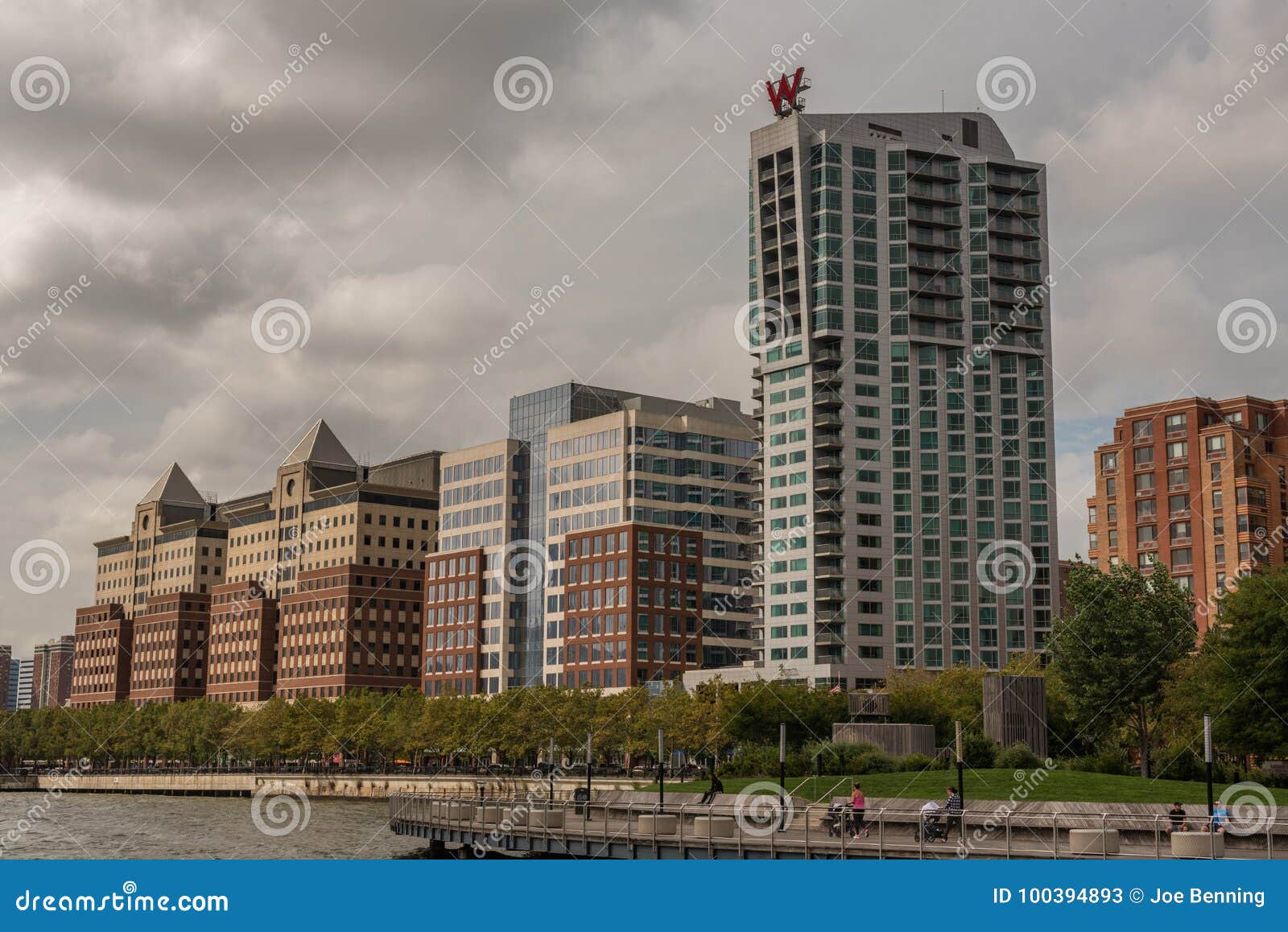 Apartment Buildings Along Sinatra Drive Editorial Stock Photo Image