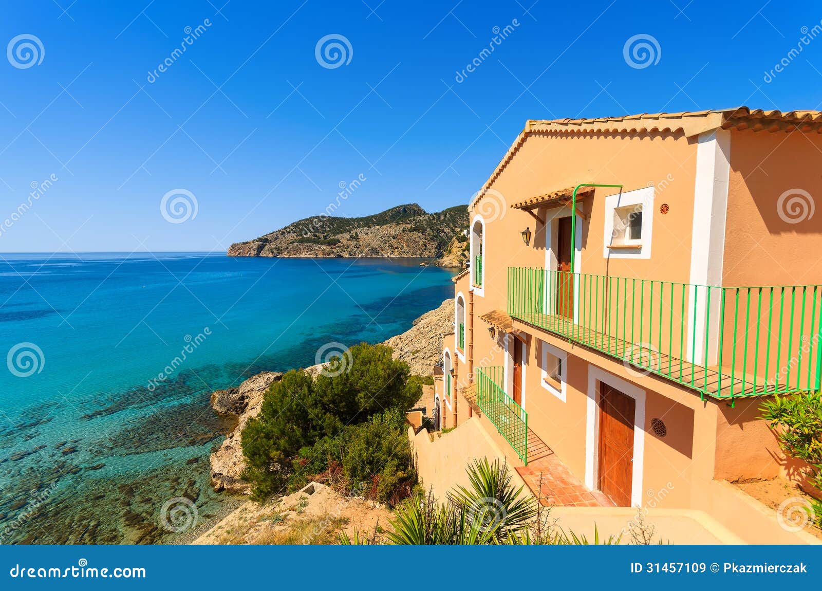 Apartment iHousei View Bay iBeachi Mountains Stock Image 