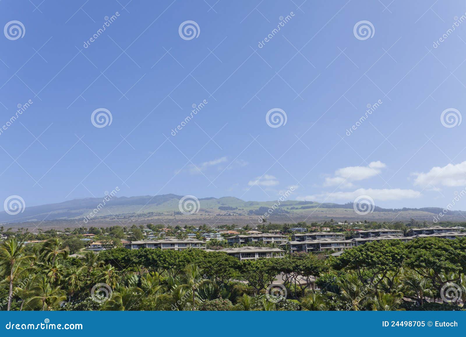 Apartments and Condos of Maui, HI Stock Image Image of nature