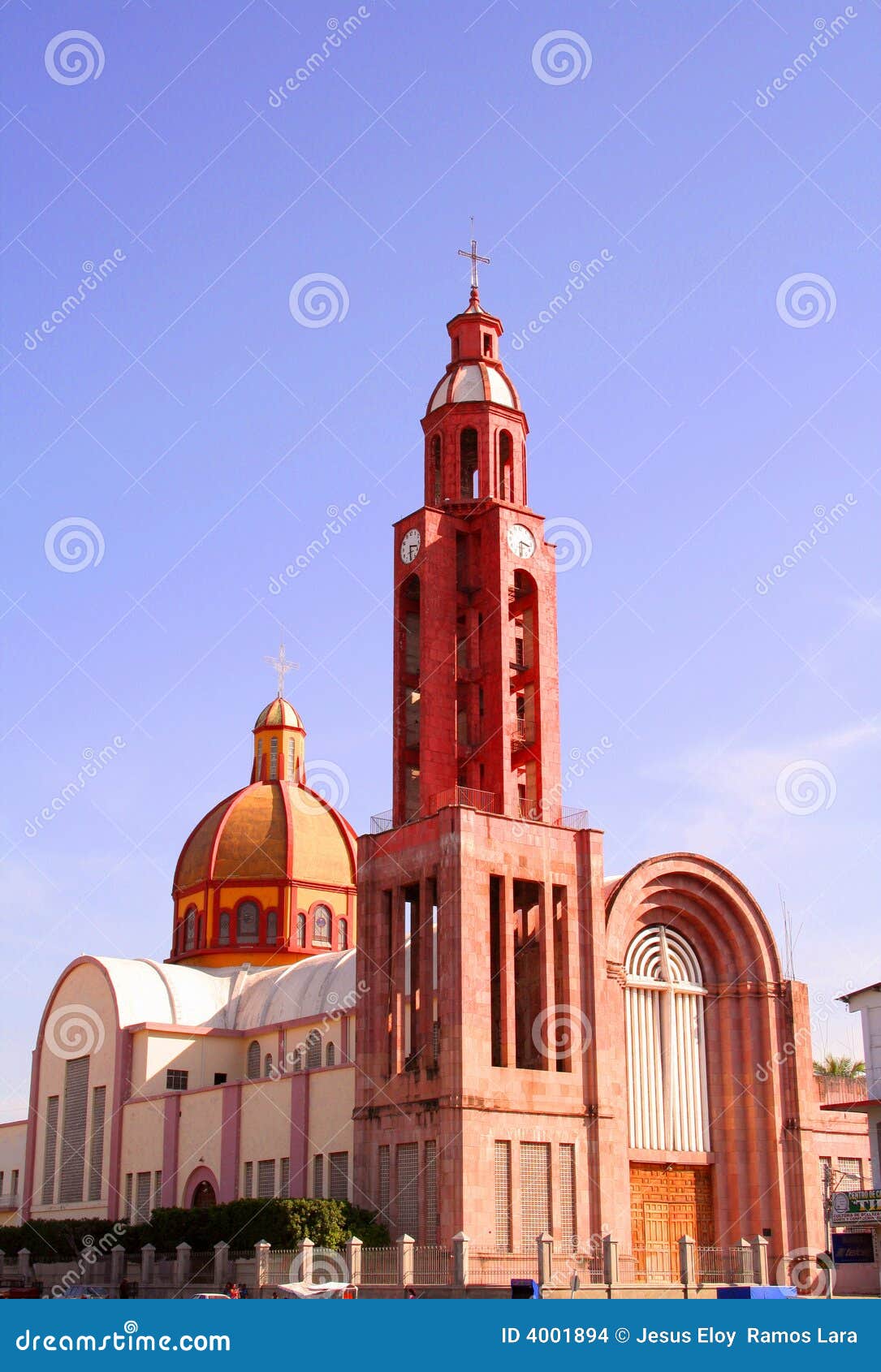 Apatzingan Cathedral in Michoacan, Mexico I Stock Photo Image of arch