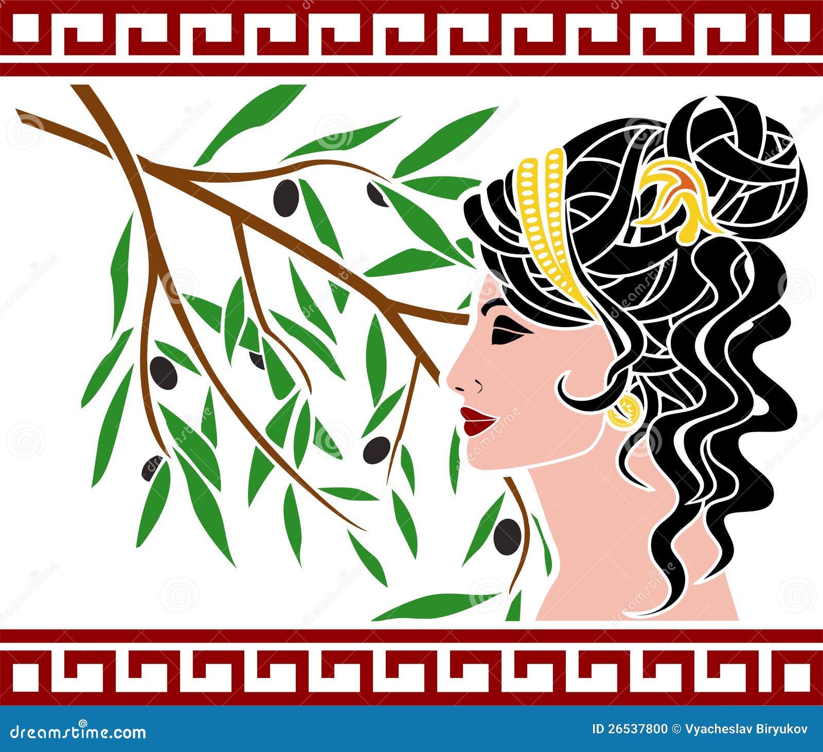 aphrodite and olive branch