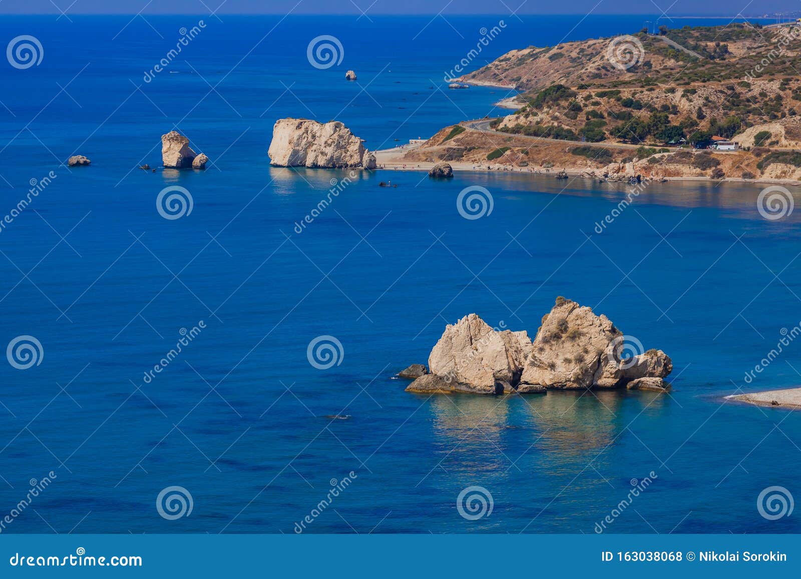 aphrodite rock in paphos cyprus