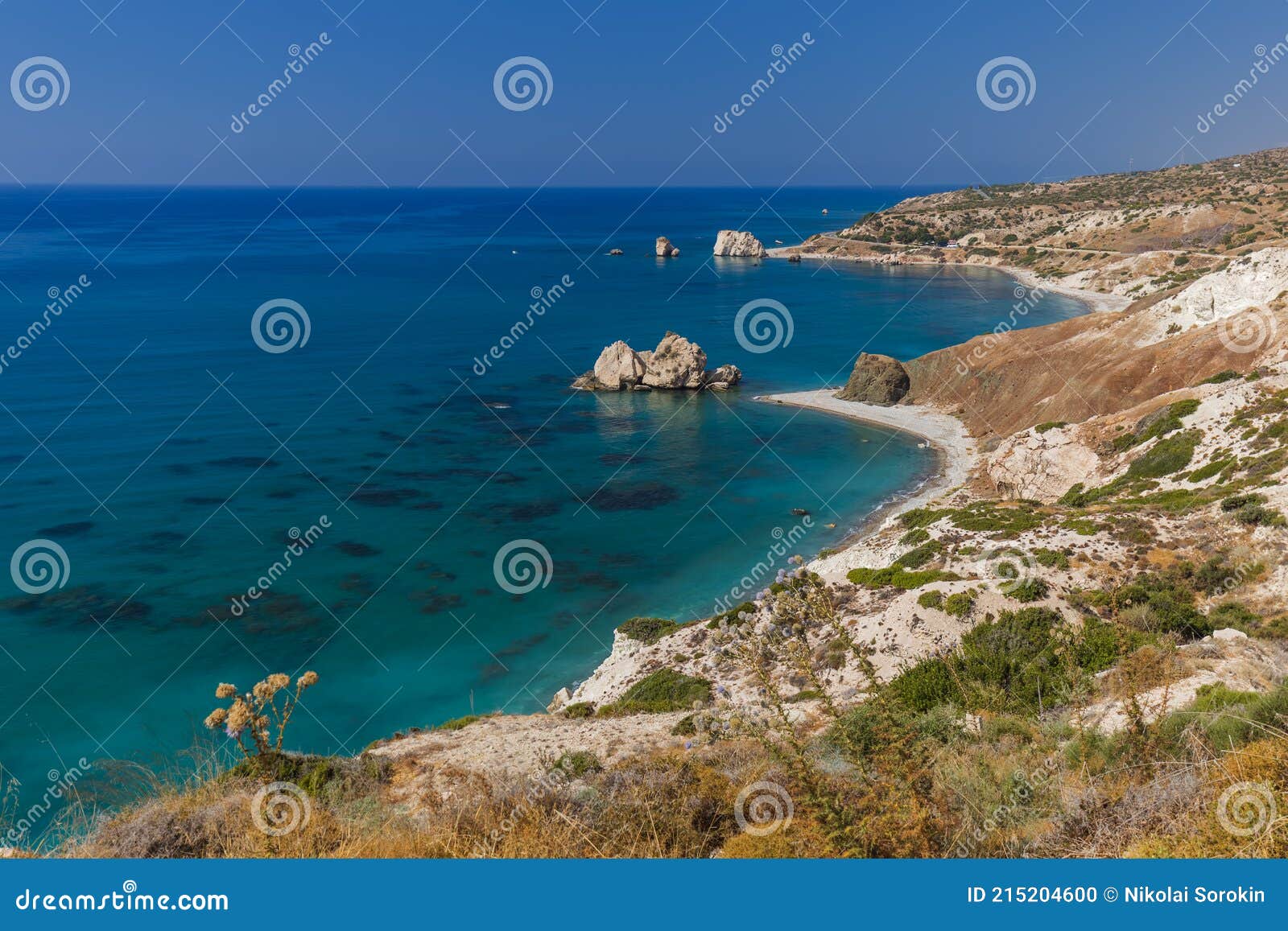 aphrodite rock in paphos cyprus