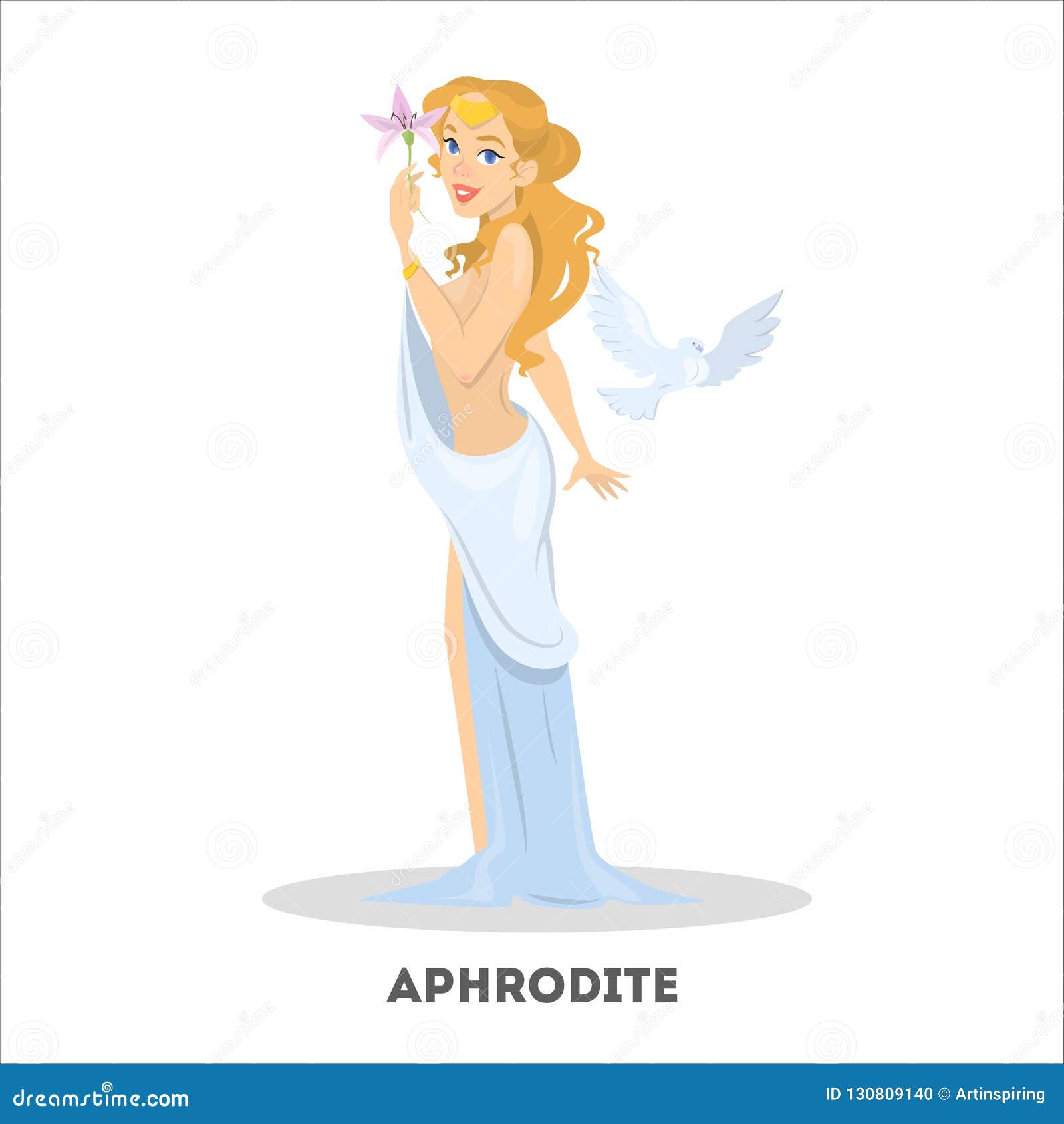 greek goddesses aphrodite drawing