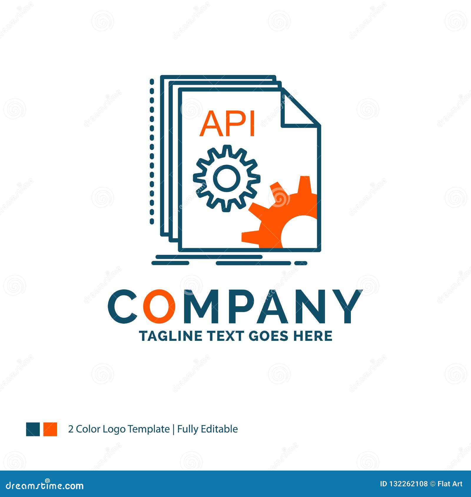 Api App Coding Developer Software Logo Design Blue And Oran Stock Vector Illustration Of Developer Phone 132262108