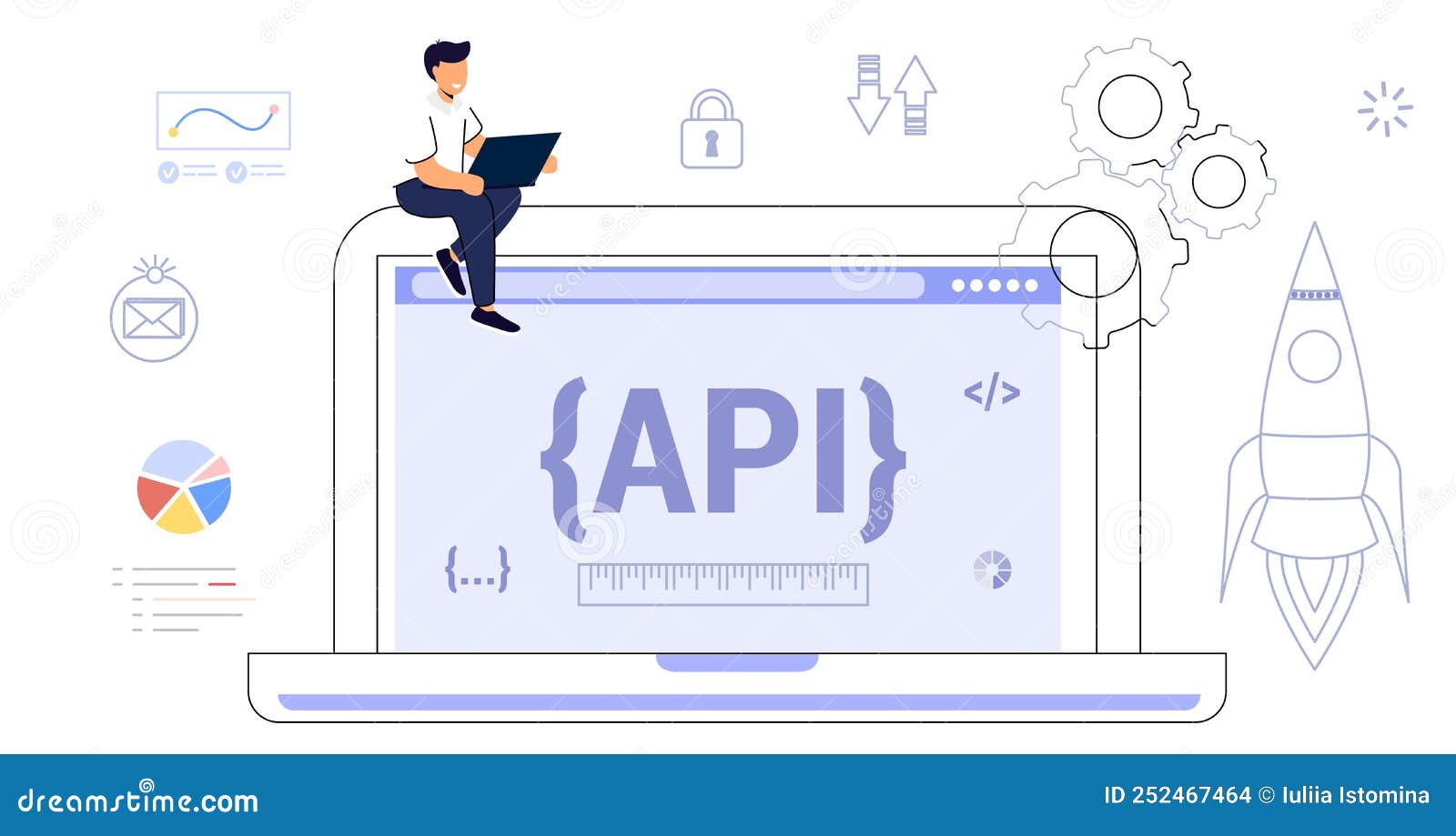 API Application Programming Interface Software Development Tool Stock ...