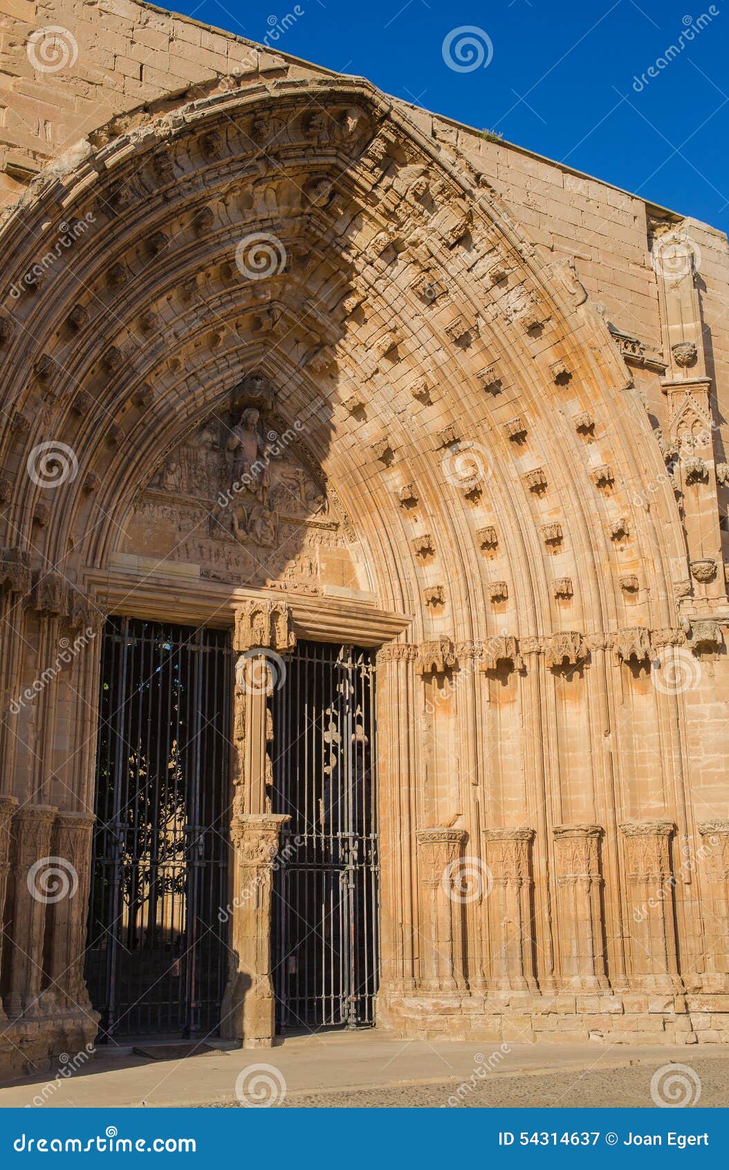 apostles gate cathedral seu vella lleida