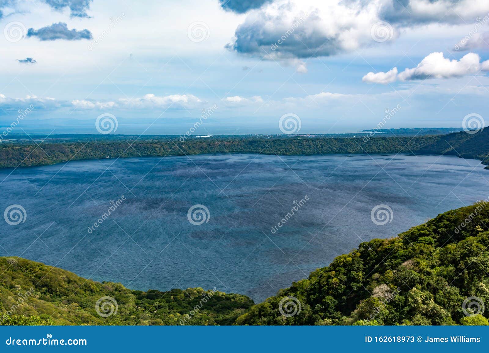 apoyo lagoon in tropical nicaragua