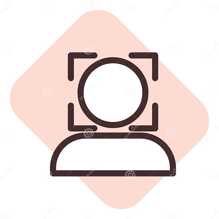 App face id, icon stock vector. Illustration of phone 259396449