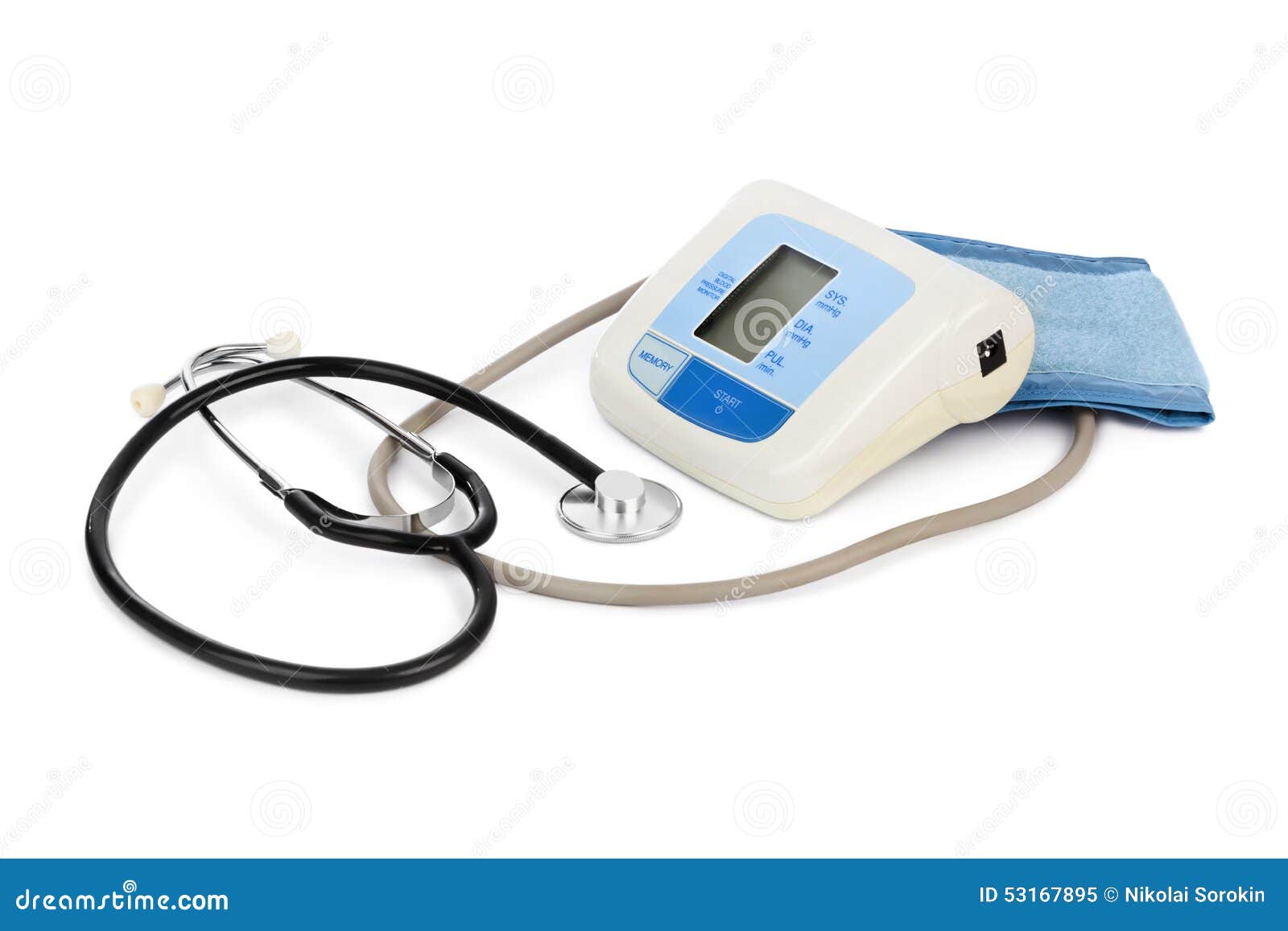 Apparatus for Measuring Blood Pressure Stock Image - Image of