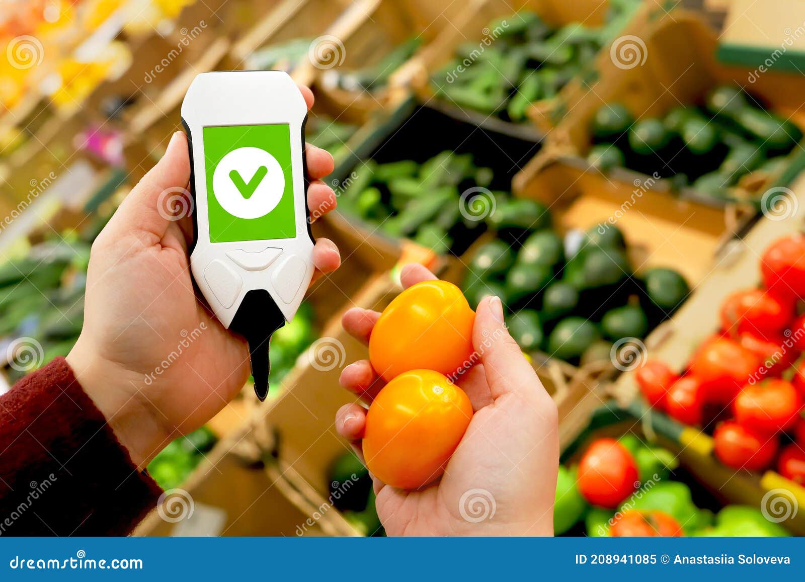 Testeur de détecteur portatif de nitrates pour les légumes fruits