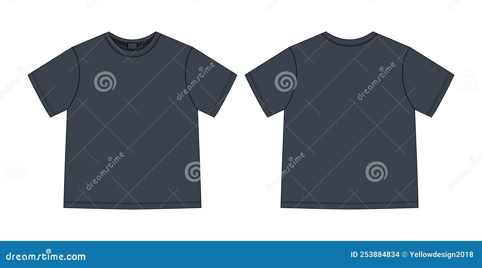 100000 Tshirt template Vector Images  Depositphotos