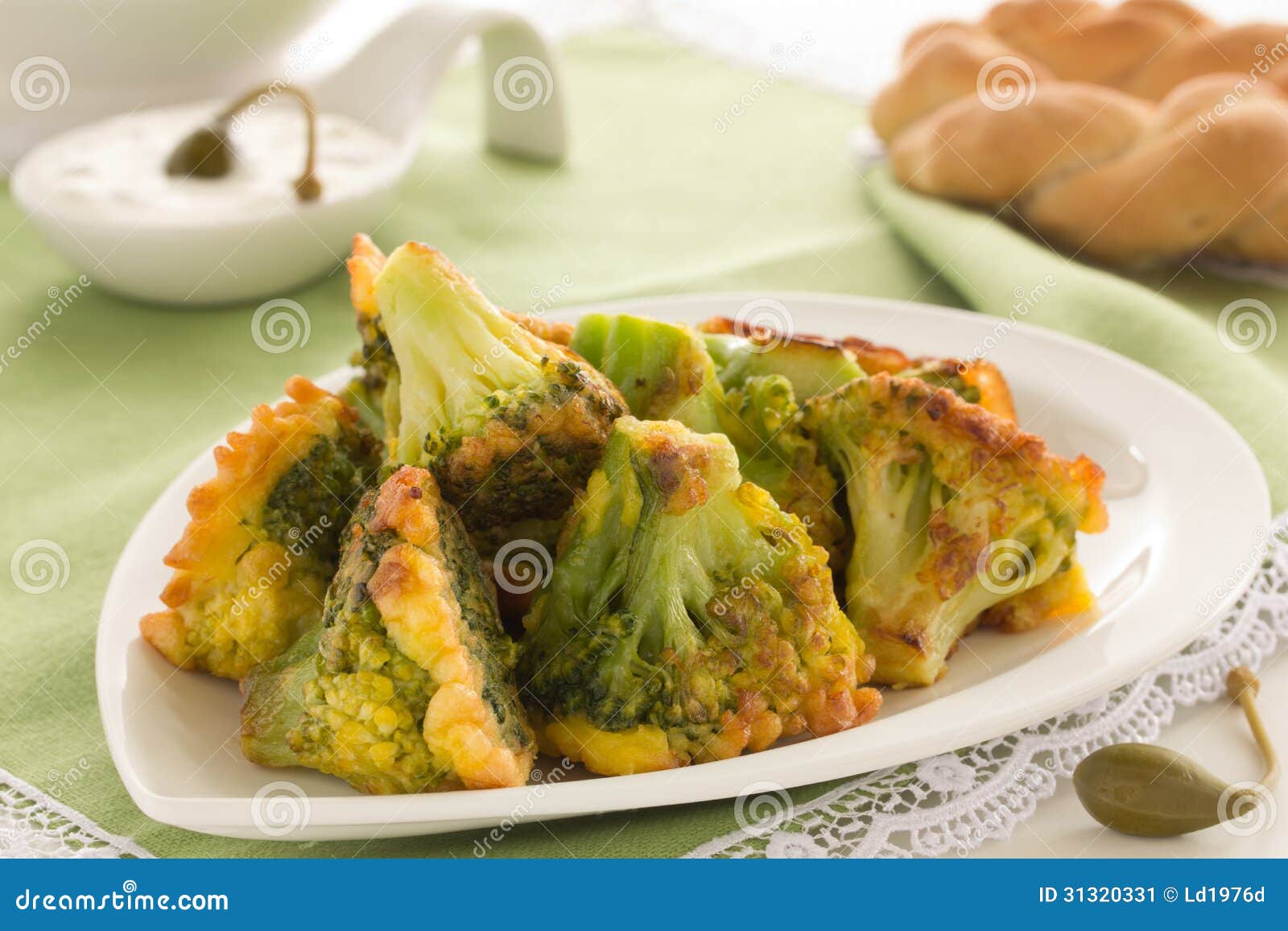 Appetizer of broccoli stock image. Image of high, vegetable 31320331