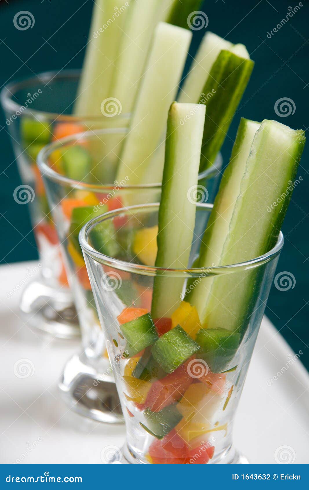 Appetizer glasses stock photo. Image of still, gourmet 1643632