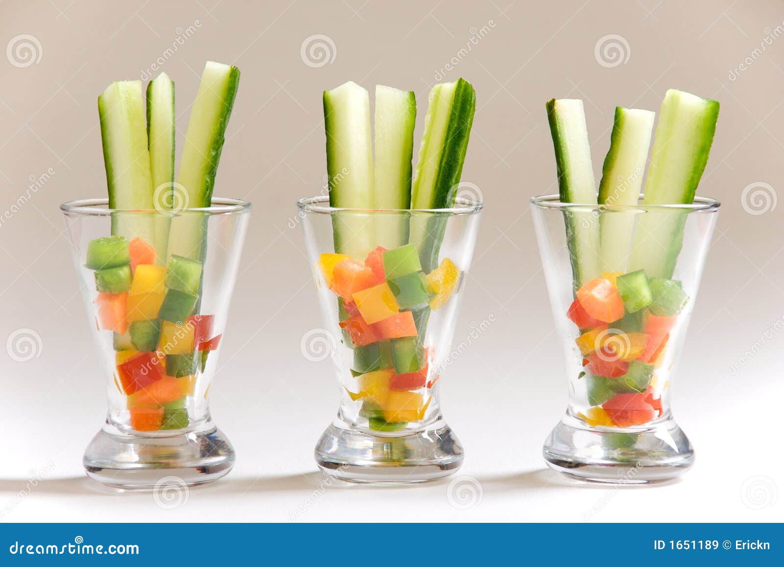 Appetizer glasses stock image. Image of bell, horizontal 1651189