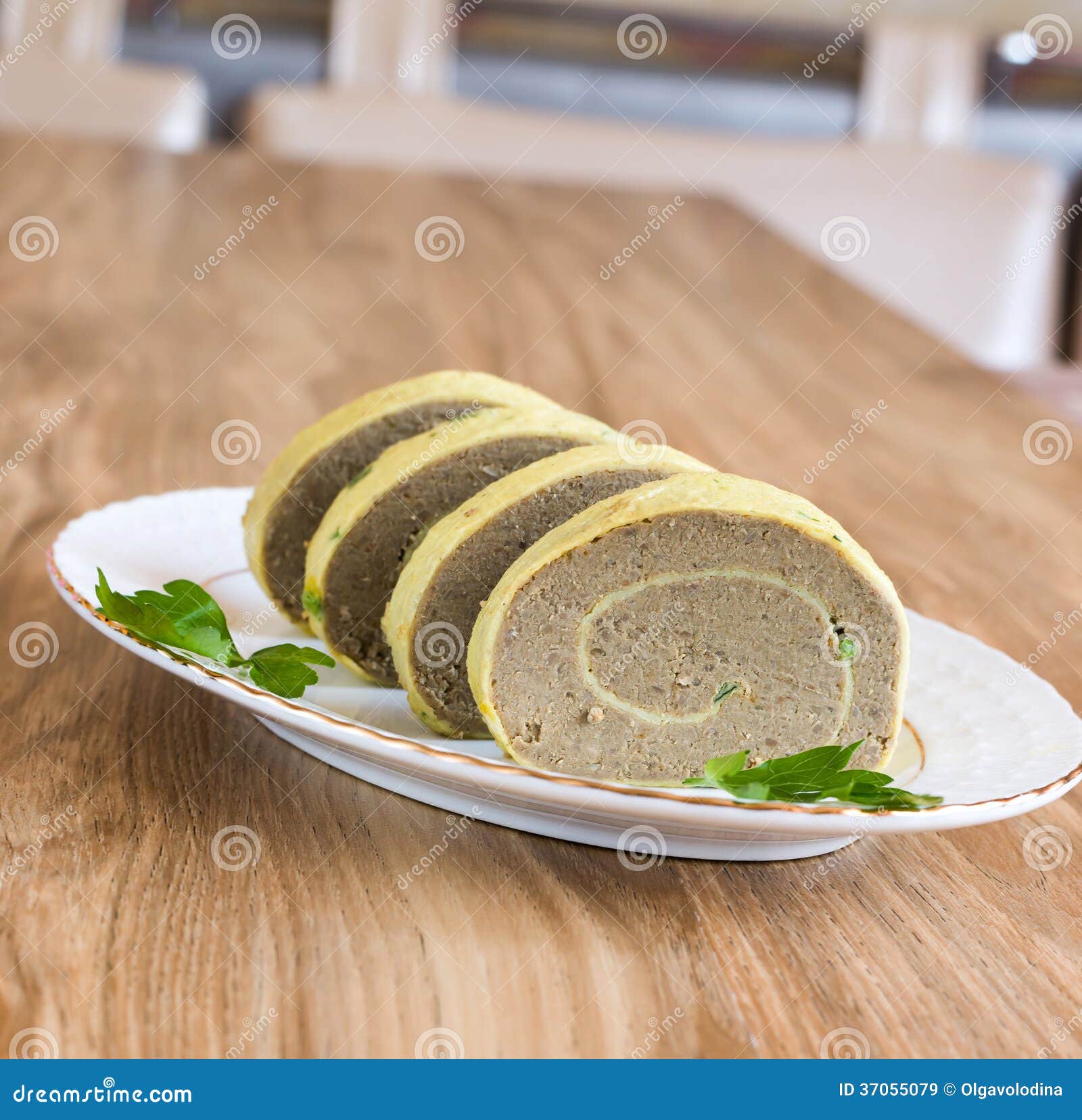 Appetizing Liver Loaf Sliced Stock Image Image of tasty, food 37055079