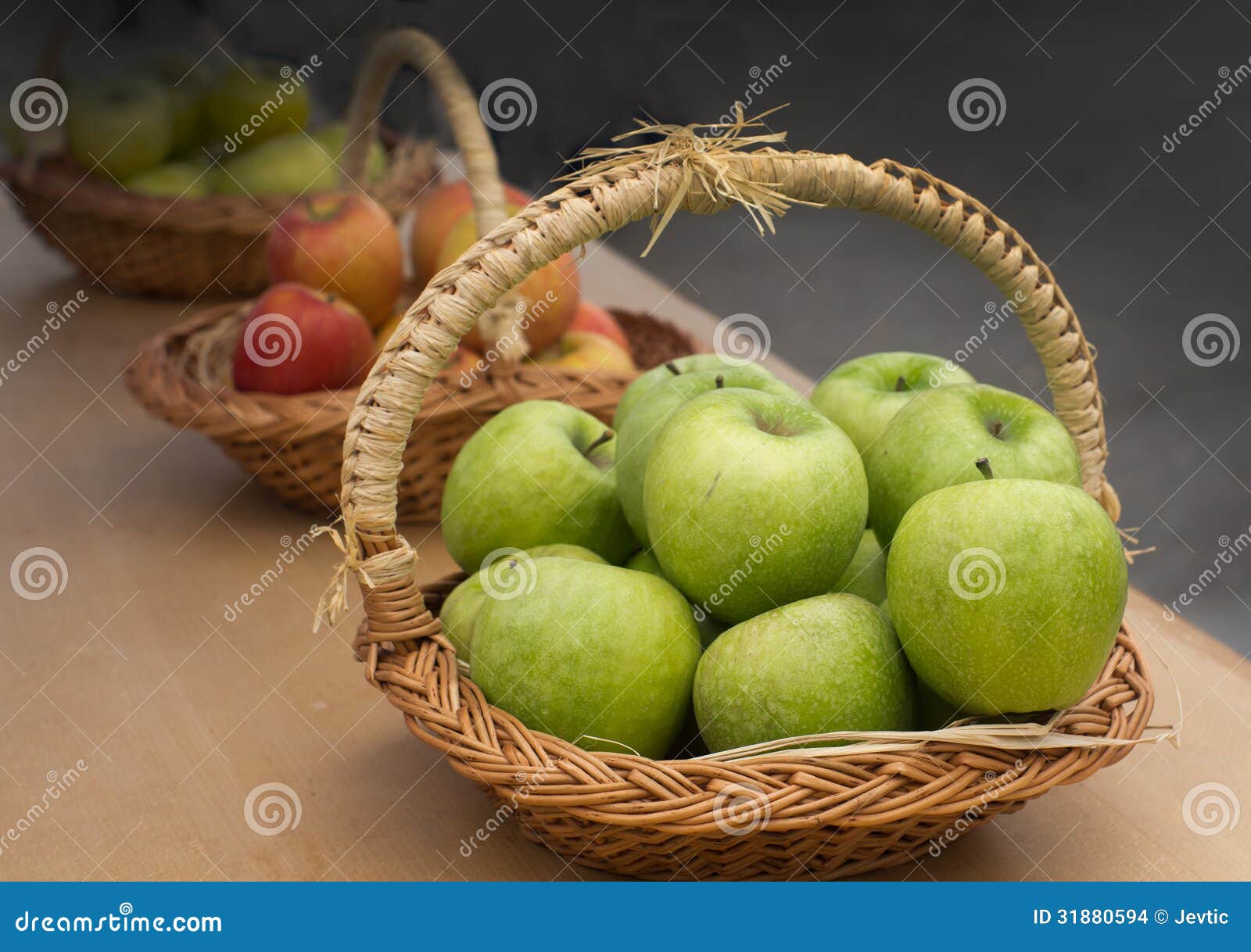 Apple baskets stock photo. Image of farming, cuisine 31880594
