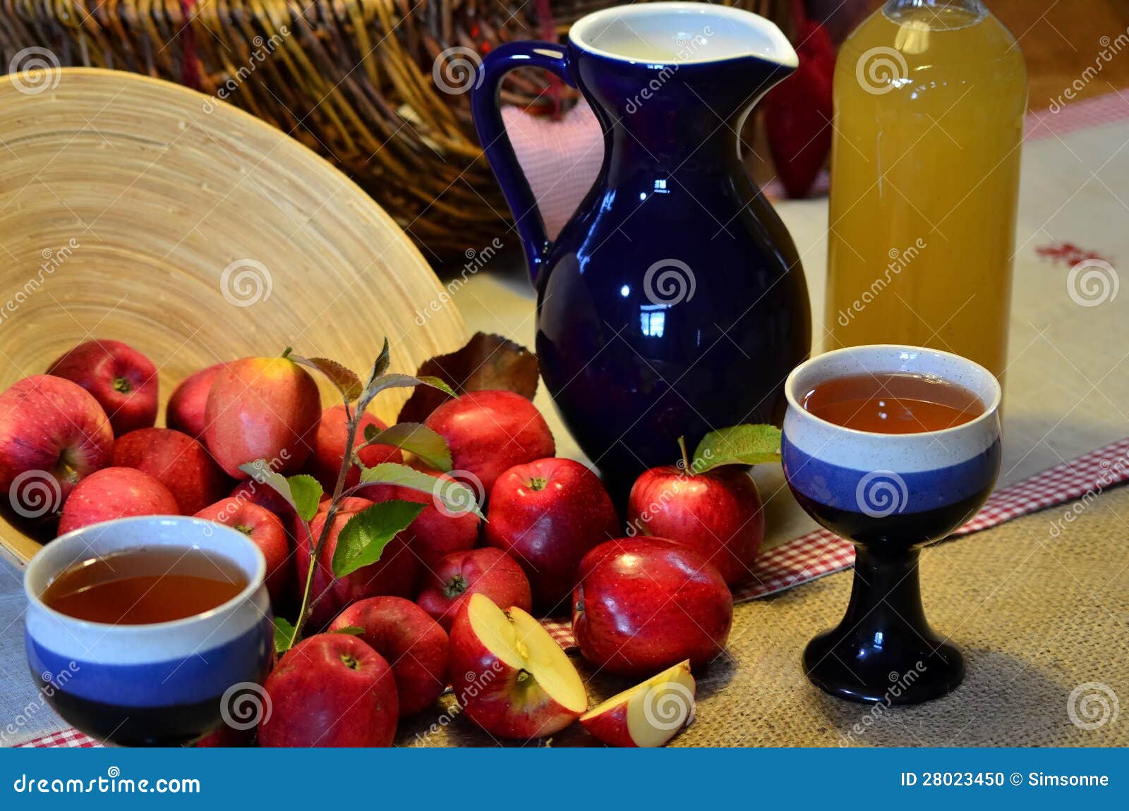 Apple cider cup stock photo. Image of alcohol, hessian 28023450