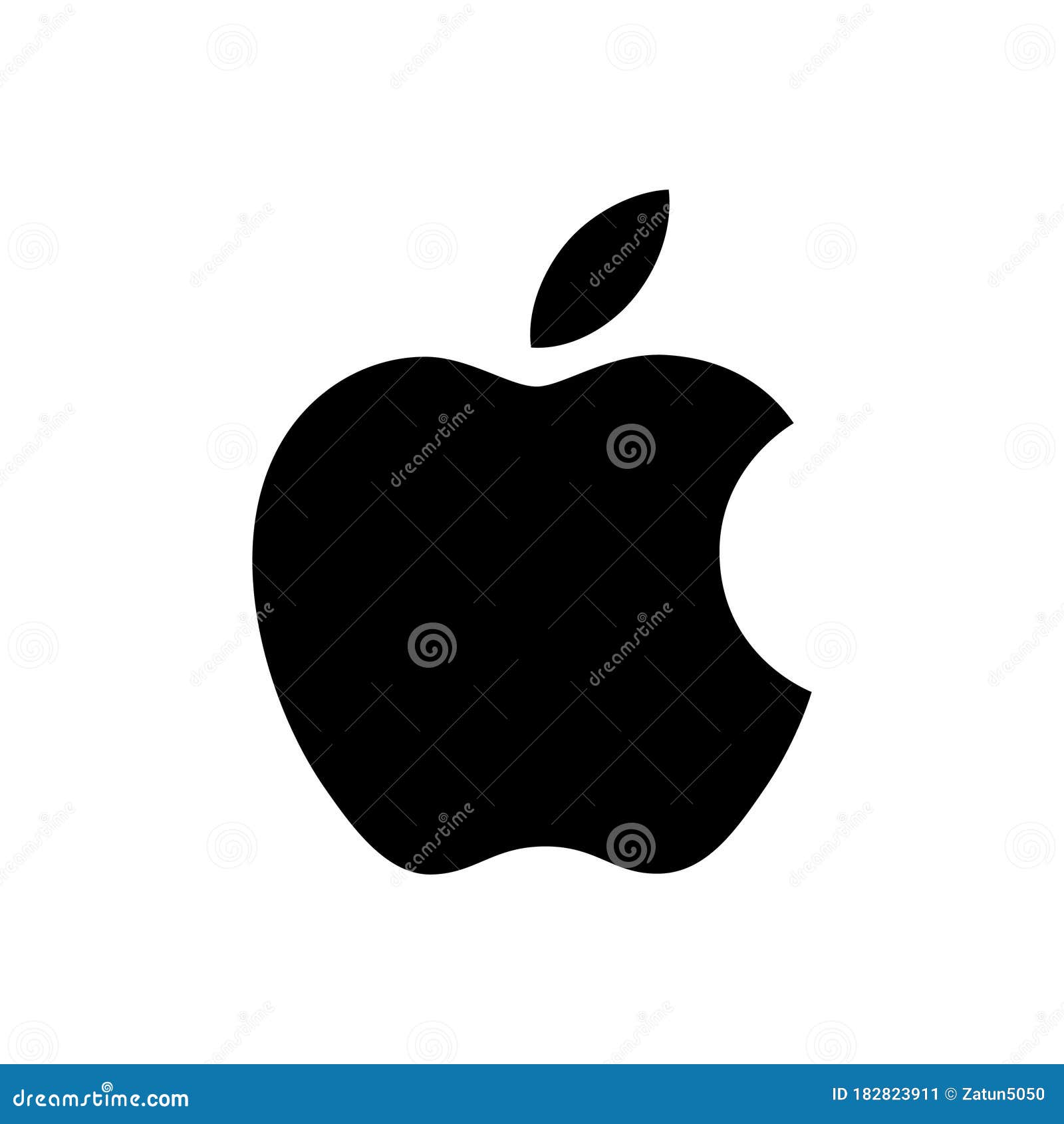Apple Company Logo Vector Printable Editorial Photo - Illustration of ...