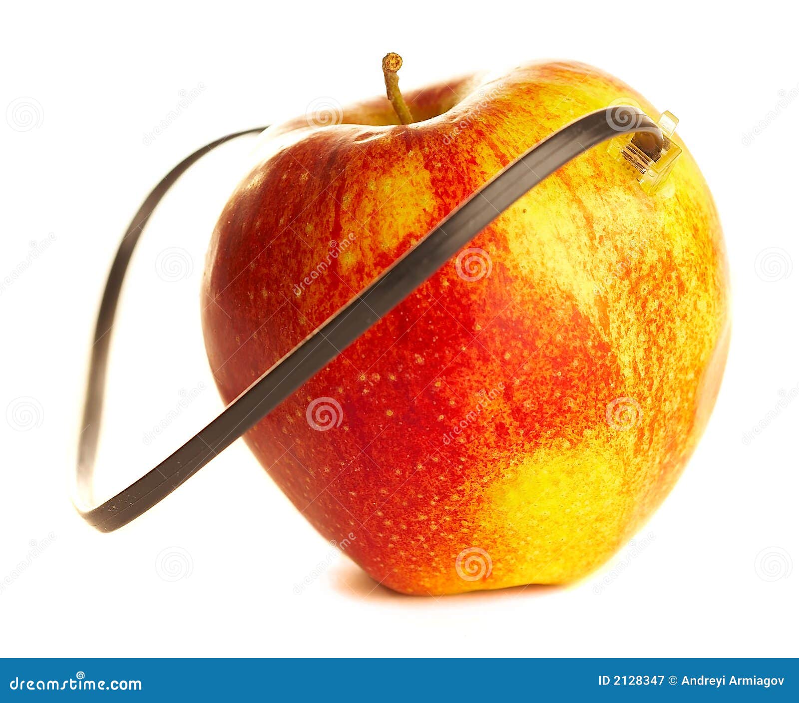 Apple connected stock image. Image of design, cyberspace - 2128347