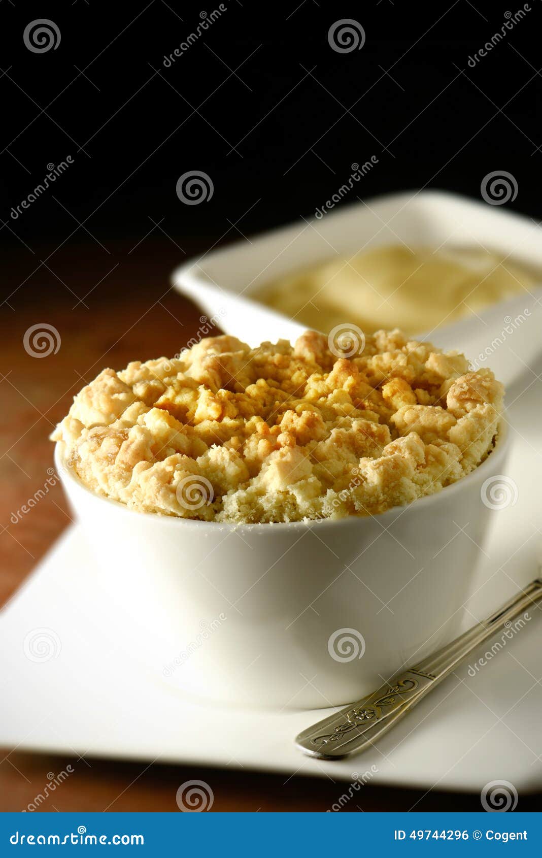 Apple Crumble stock photo. Image of food, color, fruit 49744296