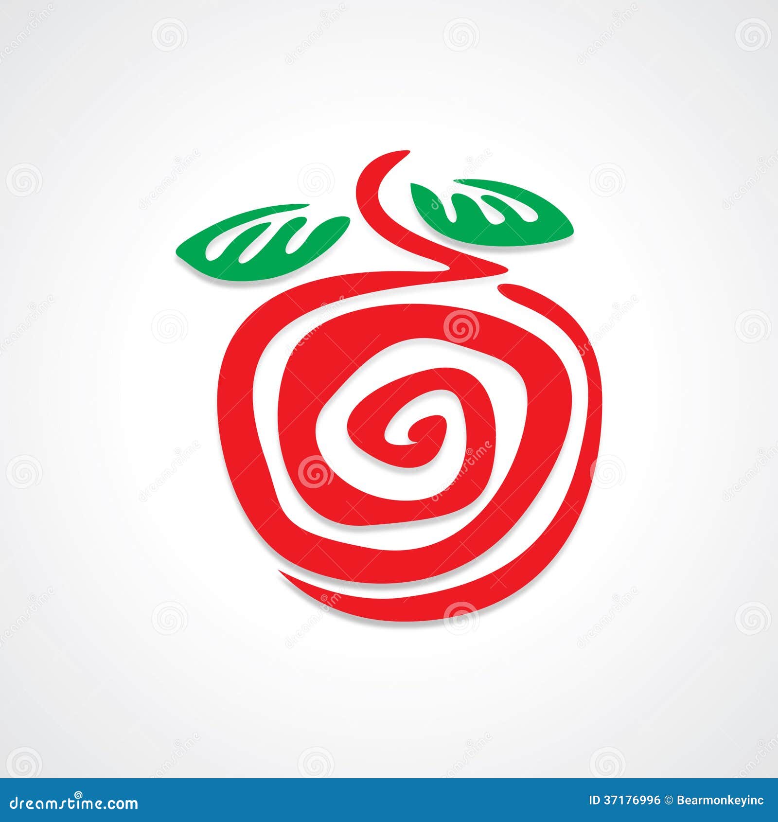 Apple diagram vektor illustrationer. Illustration av illustration