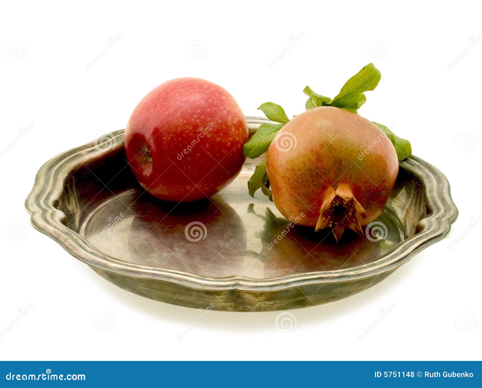 Apple Et La Grenade Photos libres de droits Image 5751148
